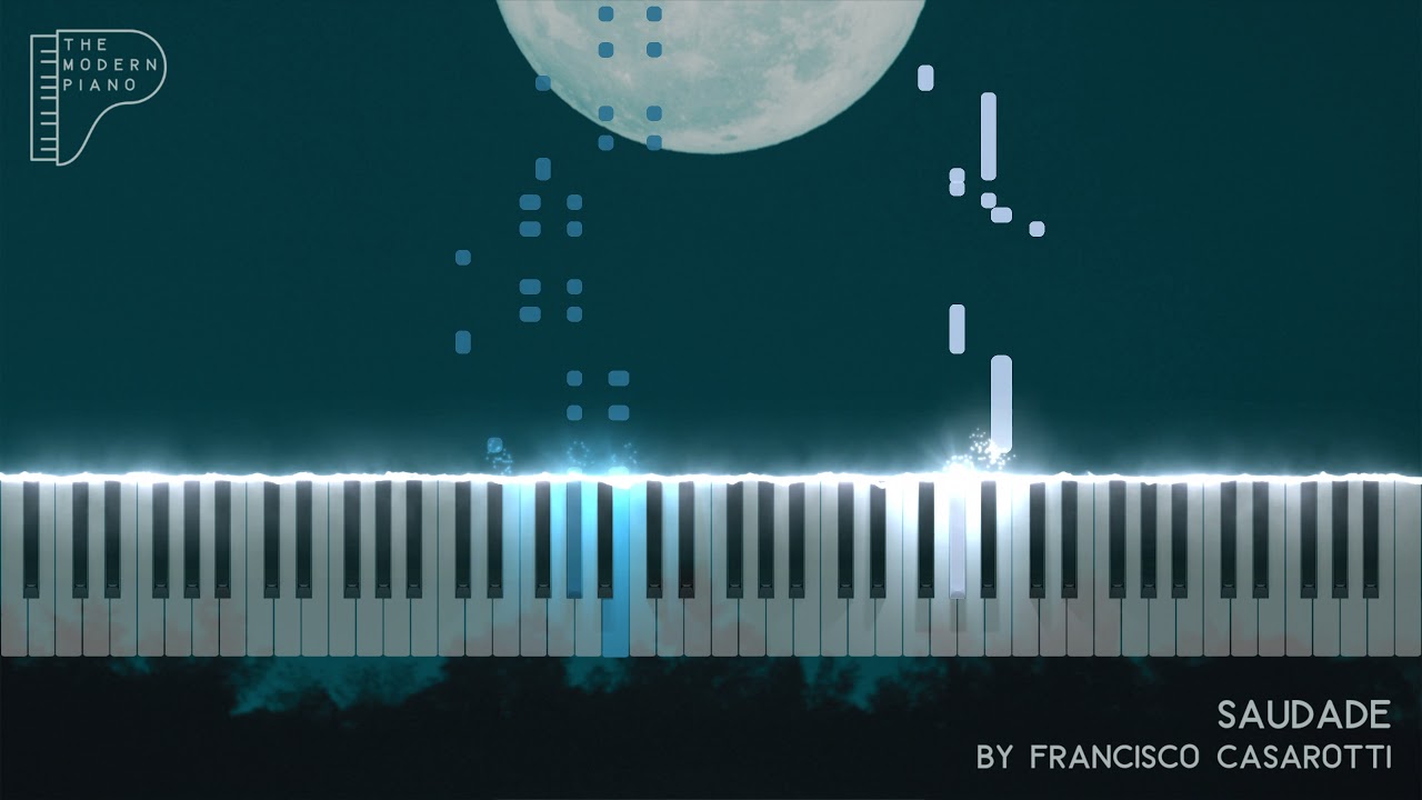 Saudade (larmes et sourires) by Francisco Casarotti [4K Piano Visualiser]