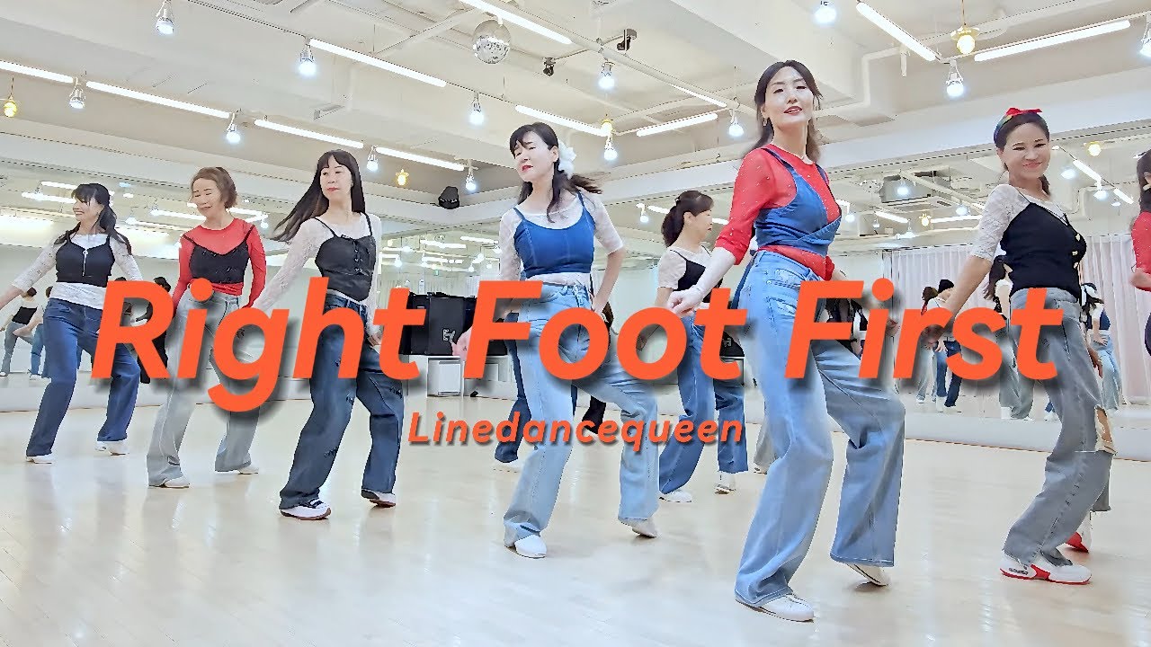Right Foot First Line Dance l Improver l 라이트 풋 퍼스트 라인댄스 l Linedancequeen l Junghye Yoon