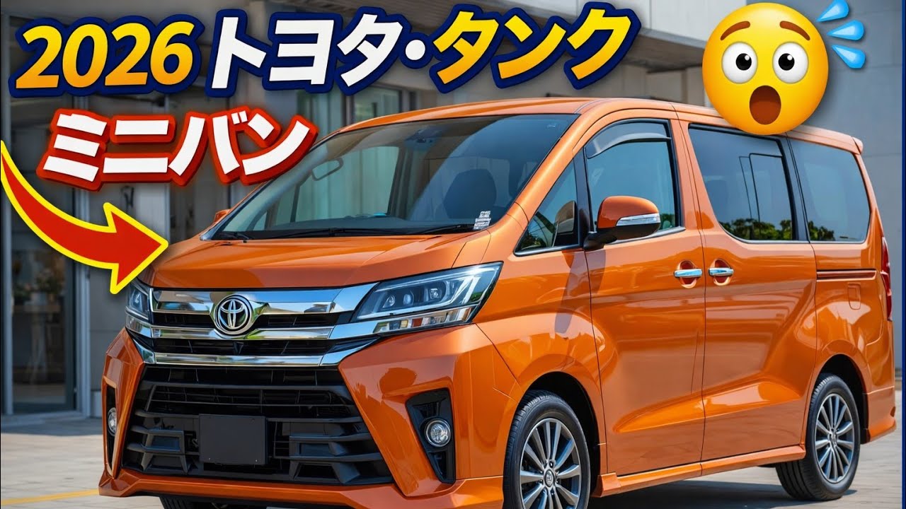 2026 トヨタ・タンク ミニバン：都市移動を再定義する究極のコンパクトファミリーカー 🚐🔥**