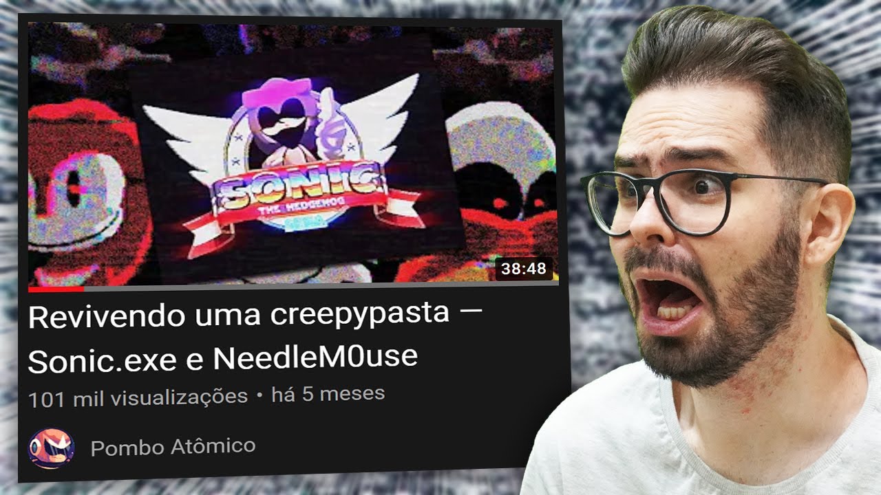 Pai Troll reagindo a HISTÓRIA SECRETA DE SONIC.EXE E NEEDLEM0USE