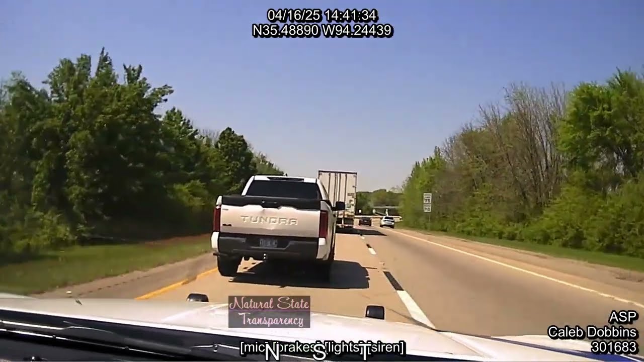 Pursuit/Crash/Drugs I-49 Alma Crawford Co Arkansas State Police Troop H, Traffic Series Ep. 1465