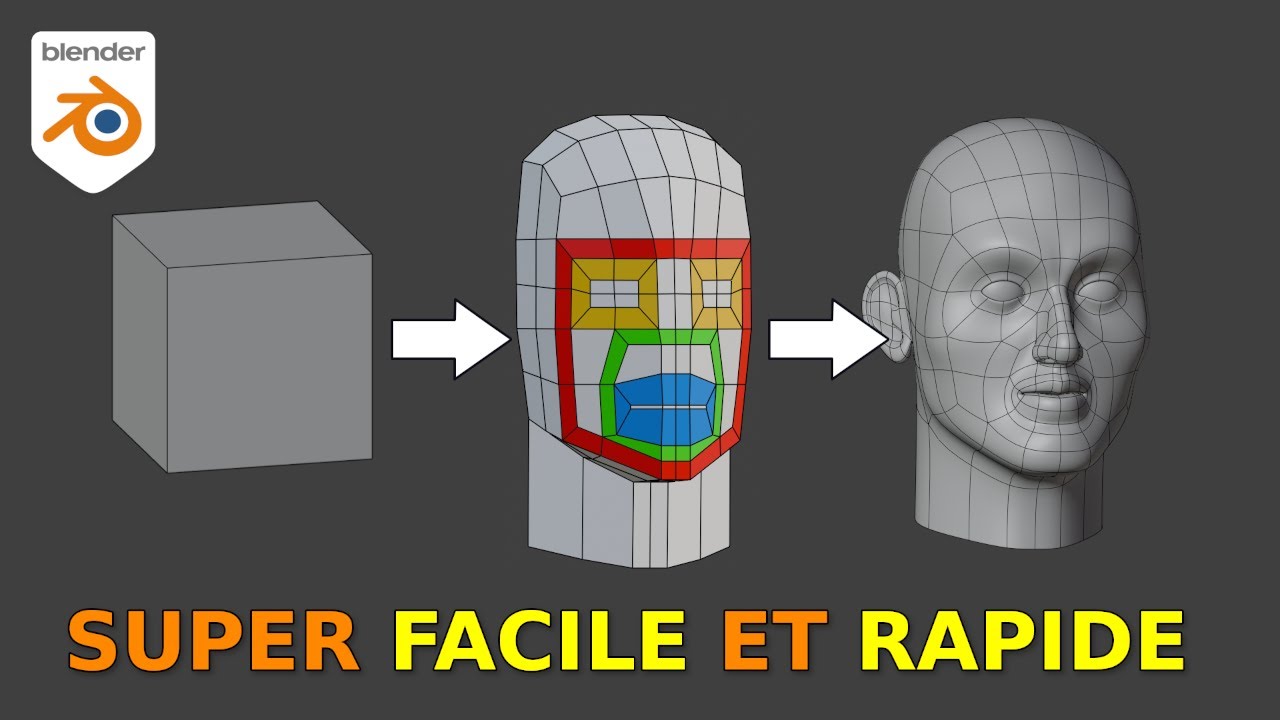 Modéliser facilement une tête avec Blender
