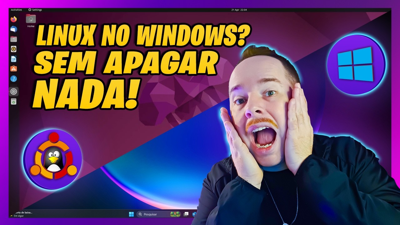 Linux no Windows? Instale AGORA sem formatar nada!