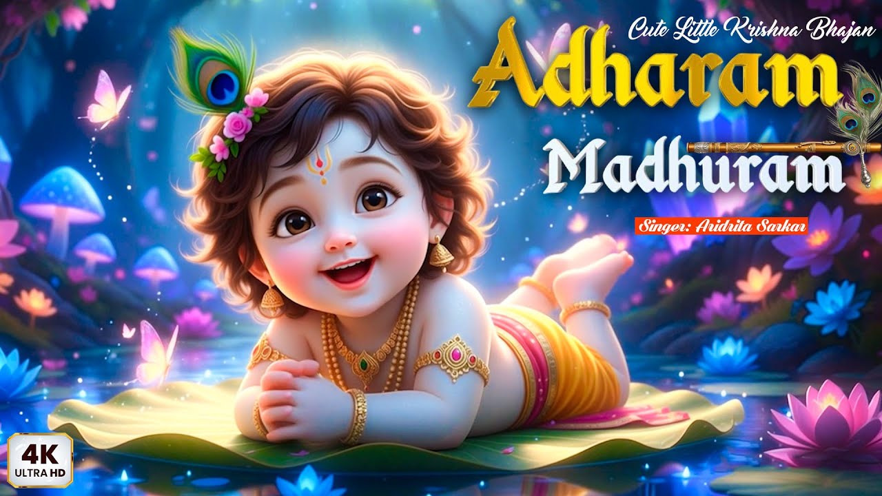 अधरं मधुरं | Adharam Madhuram | Madhurashtakam💖Peaceful Morning Krishna Bhajan | Popular Bhakti Song