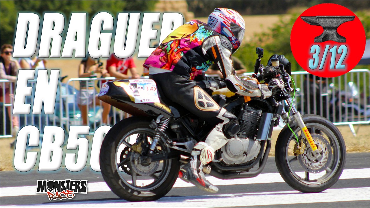Dragster CB 500 : 🔥Peut-on DRAGUER avec une Enclume ???