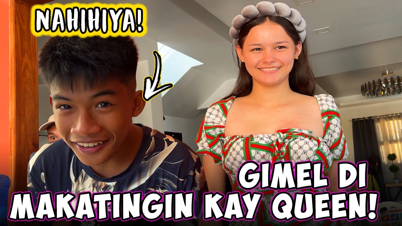 GIMEL, PINAKILALA KO KAY QUEEN! DI MAKATINGIN SOBRANG NAHIHIYA! | Jacq Tapia