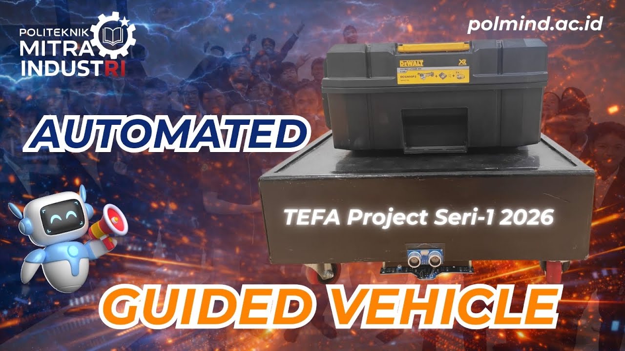 # 17 AUTOMATED GUIDED VEHICLE - Project TEFA Mahasiswa Politeknik Mitra Industri, MM2100, Bekasi