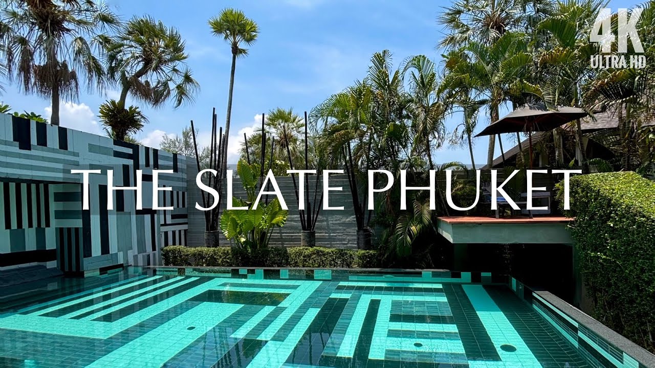 [Phuket Thailand] The Slate / One and only luxurious resort hotel / Villa with private pool 4K UHD