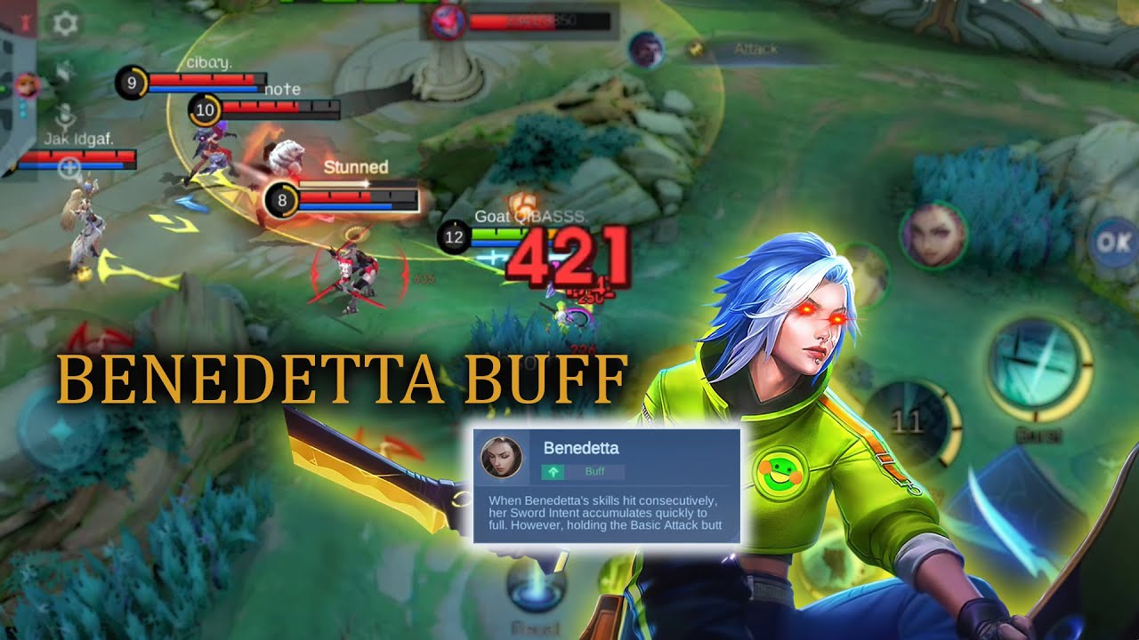They BUFFED BENEDETTA&hellip; and She&rsquo;s Absolutely Broken Now 😱 | Mobile Legends