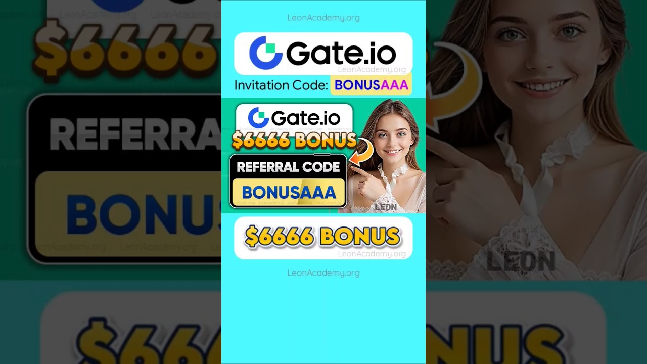 Gate.io Referral Code: BONUSAAA (Sign Up Bonus 2025) Gate io Account Create Exchange Review Tutorial