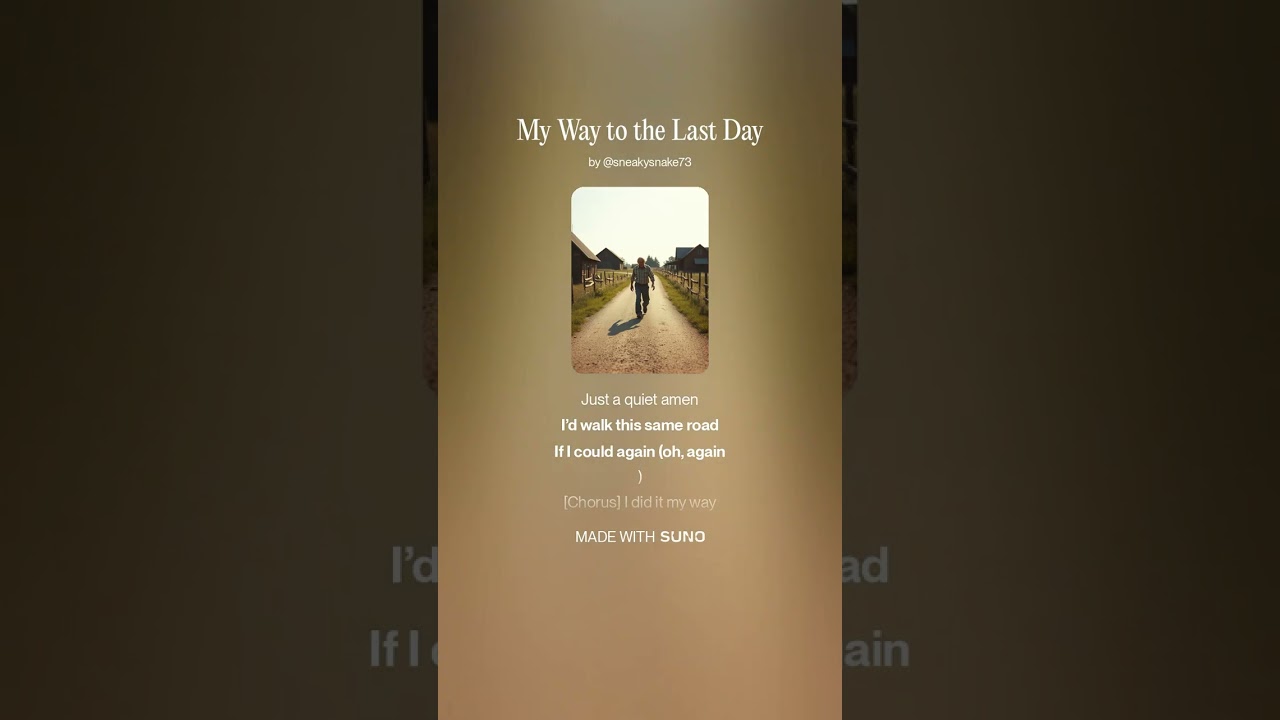 My Own Way