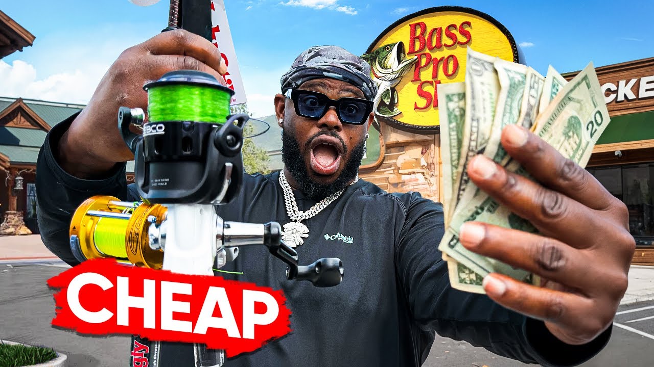 Building the Cheapest Catfishing Rod Combo at Bass Pro Shops (Rod, Reel, Line)