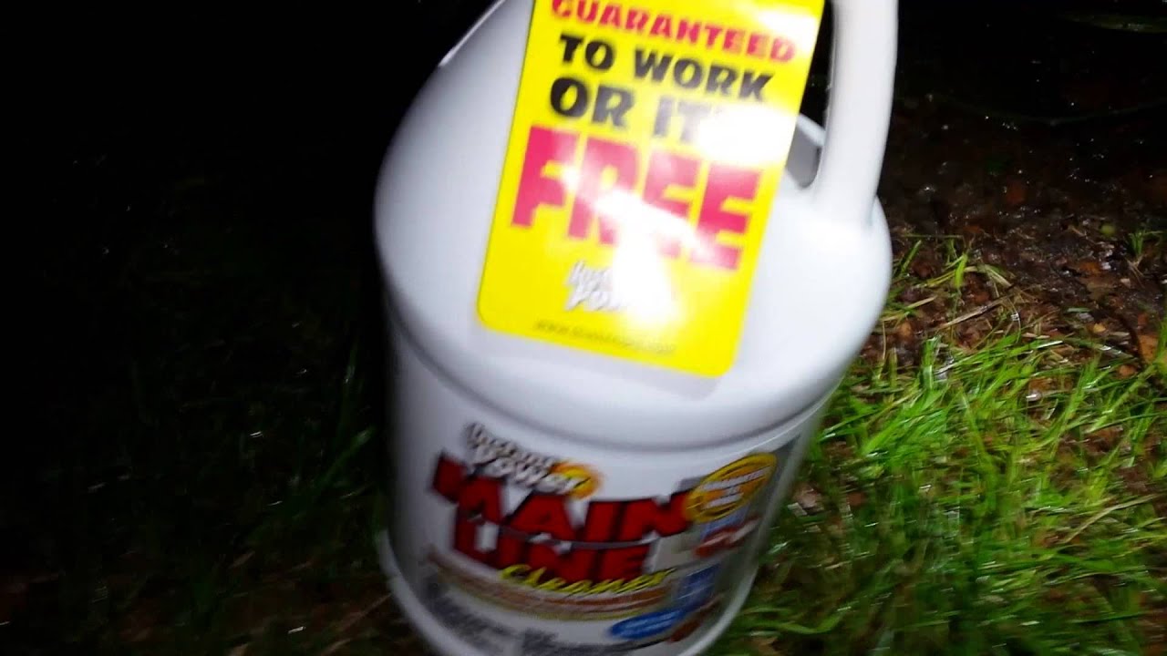 Main Line drain cleaner test (part 1 of 2) - 2015-05-16