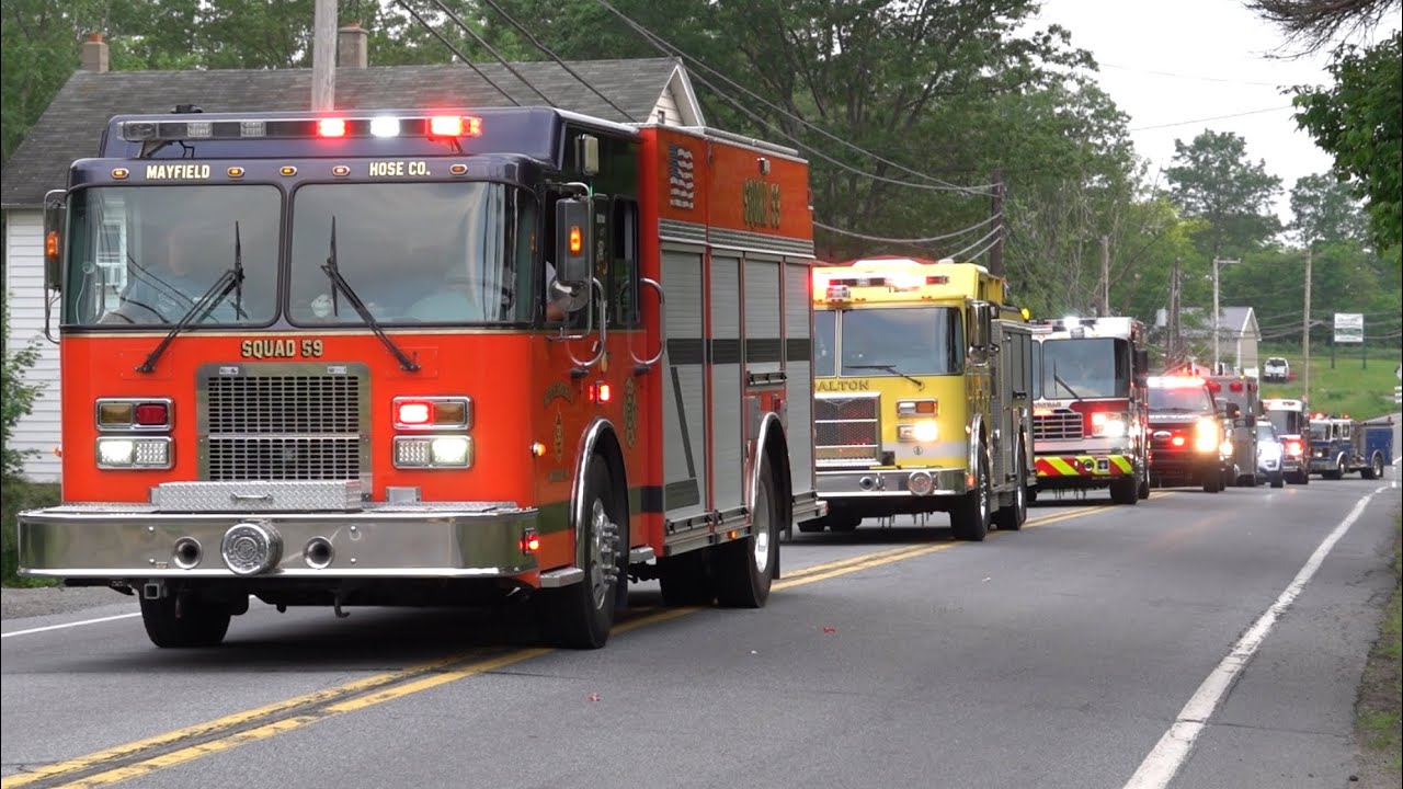 Jefferson Township Volunteer Fire Company 2025 Lights & Sirens Fire Truck Parade