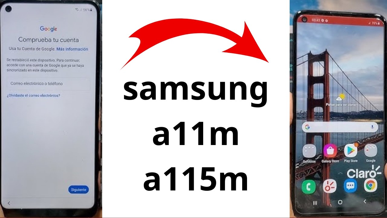samsung a11 m a115m frp bypass google account remove