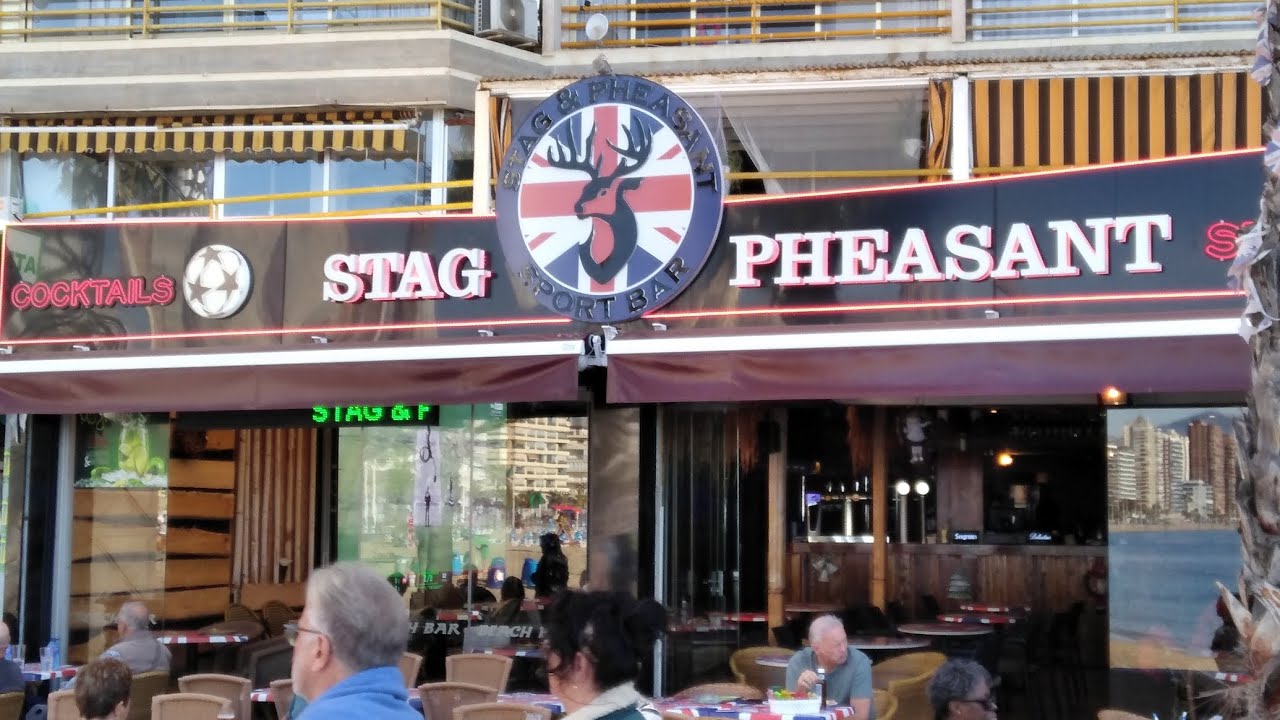 Beach front benidorm bars let's go see #benidorm #beachfront #bars #holiday #españa 