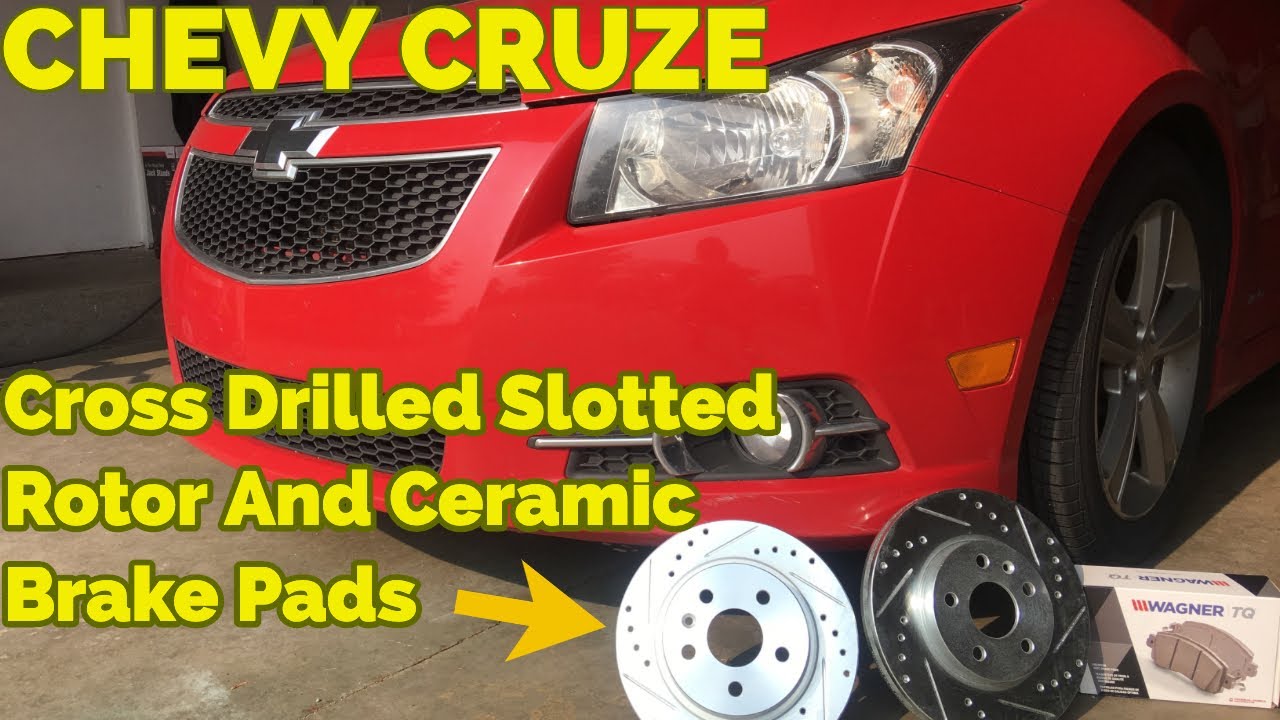 IN DEPTH INSTALL - Chevy Cruze Front / Rear Cross Drilled Slotted Rotors and Ceramic Brake Pads
