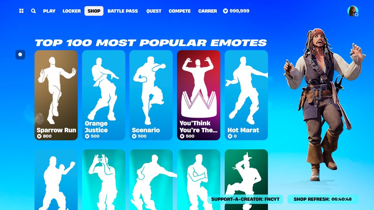 Top 100 MOST Popular Fortnite Dances & Emotes