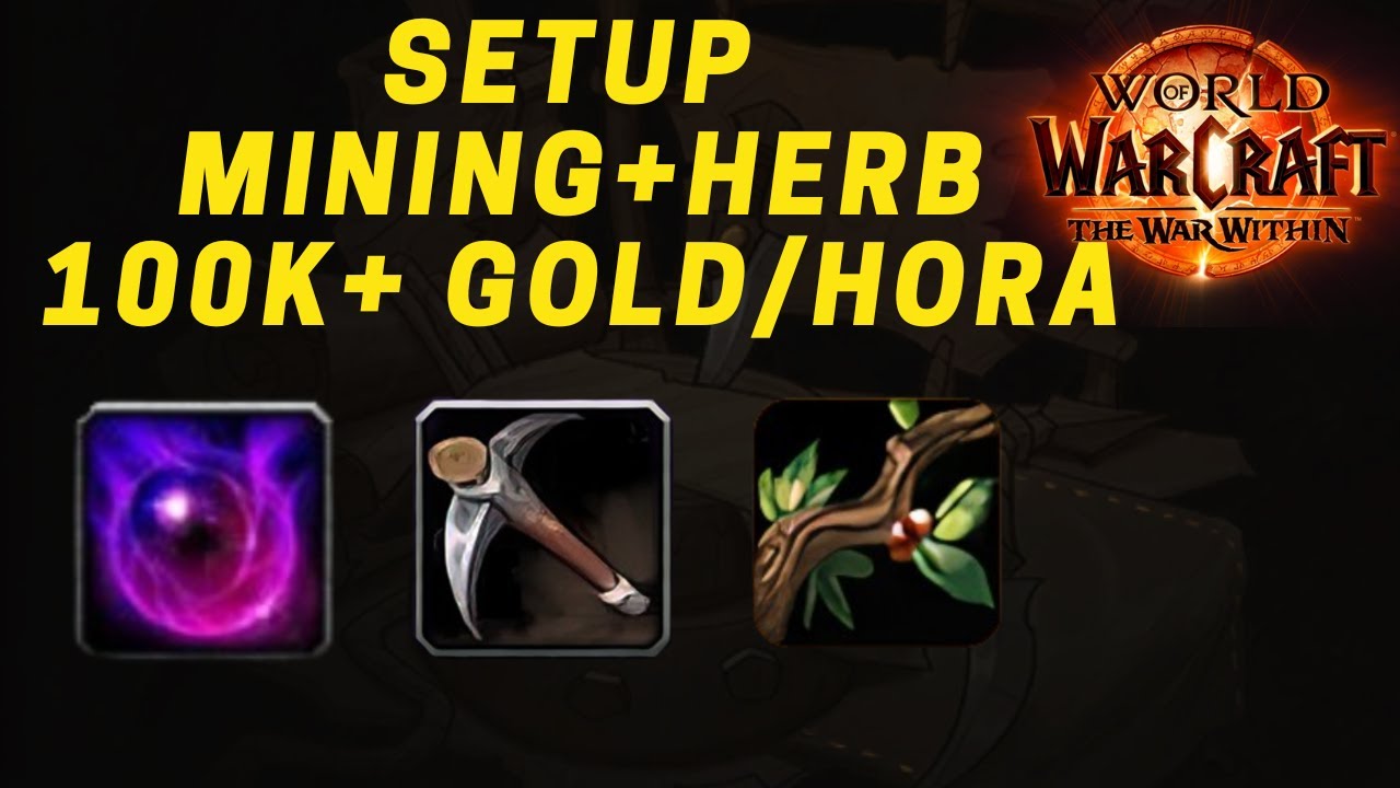 Farm de Gold 100k+/Hora - Mining/Herb