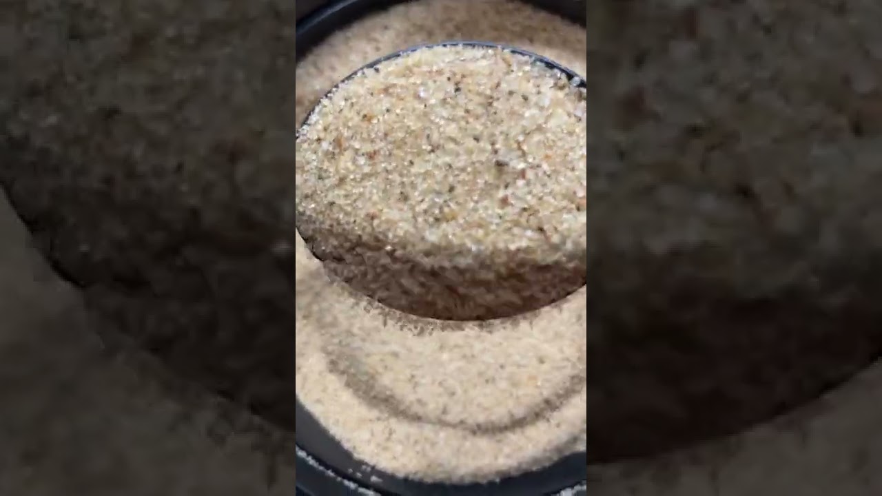 Sunset gold sand chewing! #sand #chewing #asmr #crunch