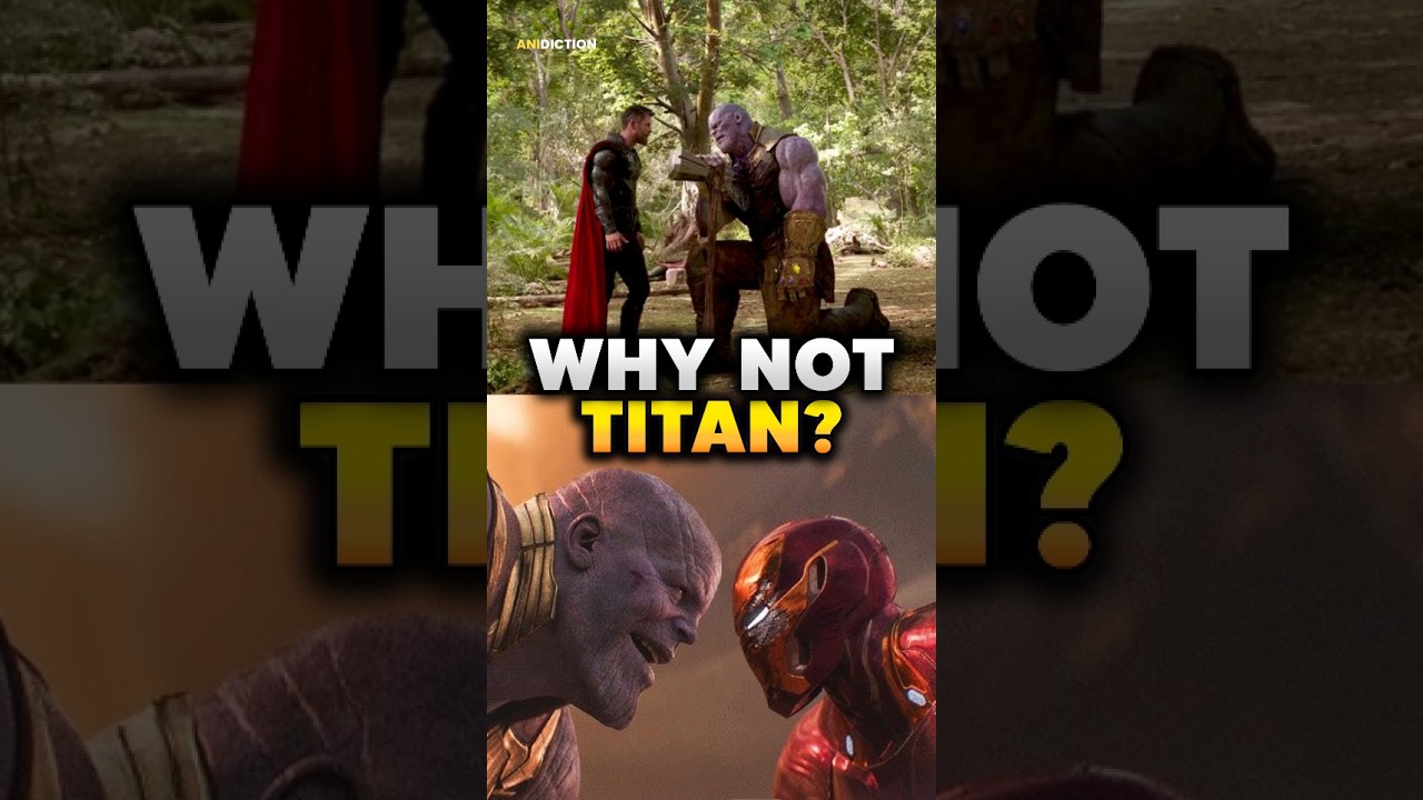 Why Did Thor Go to Wakanda and Not Titan in Infinity War? #avengers #thanos
