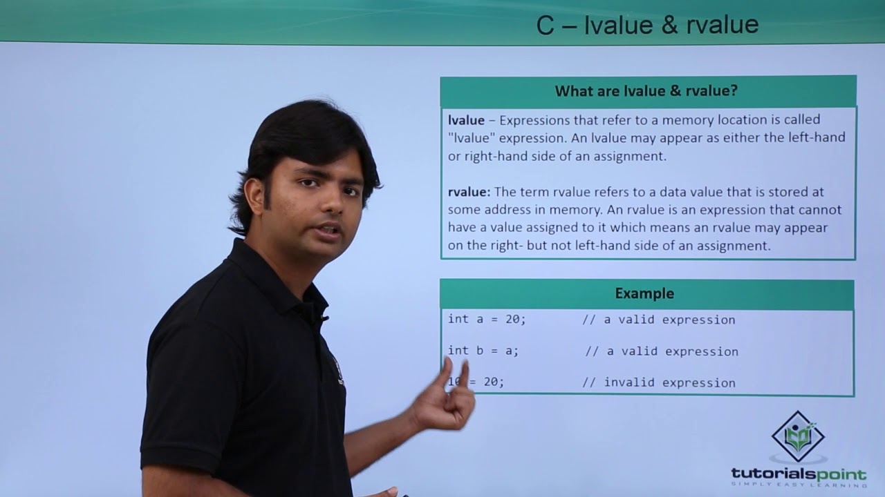 C - lvalue & rvalue