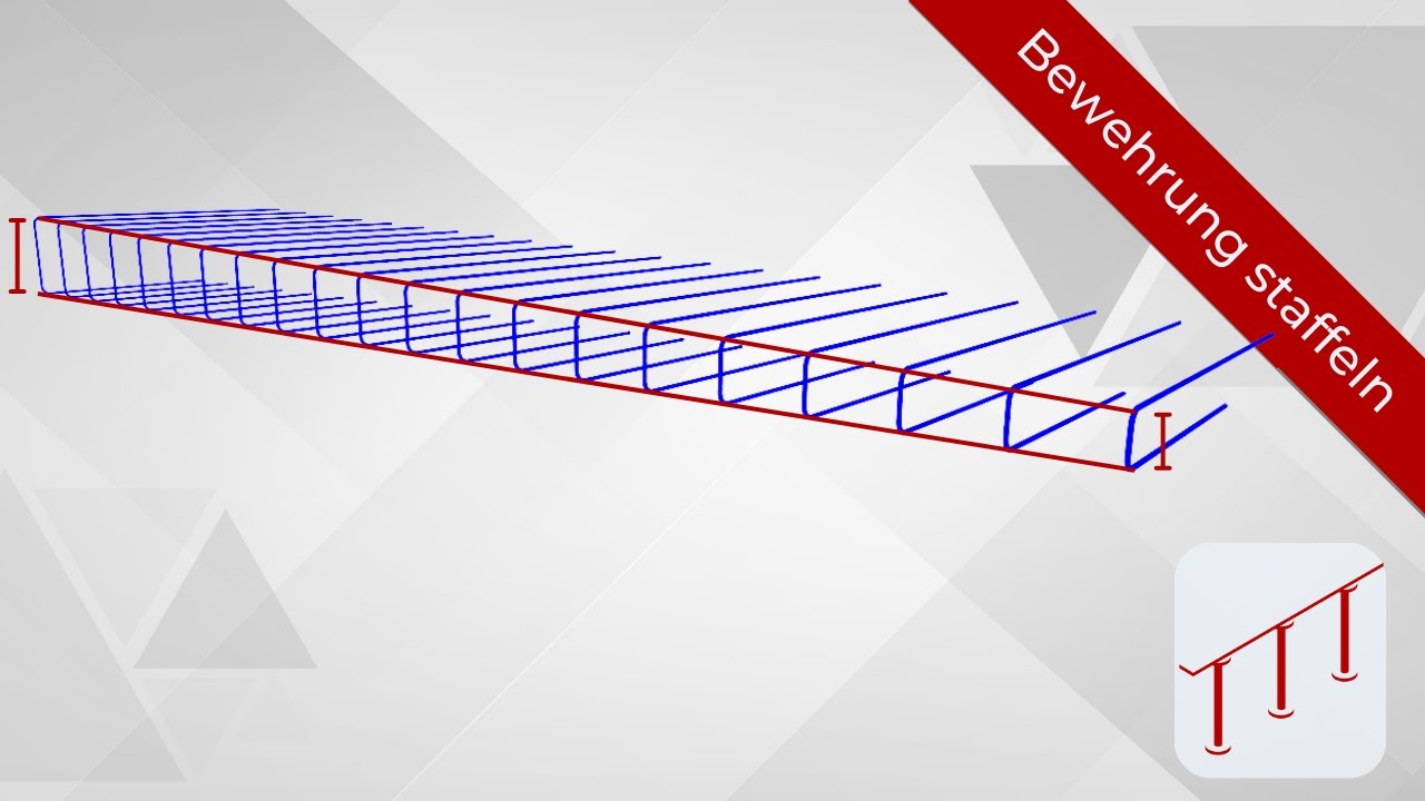 ALLPLAN - Bewehrung staffeln