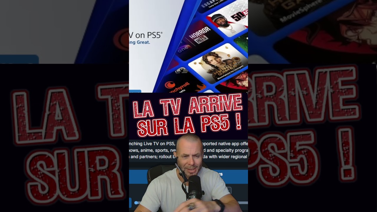 Sony lance la TV GRATUITE directement sur PS5 !