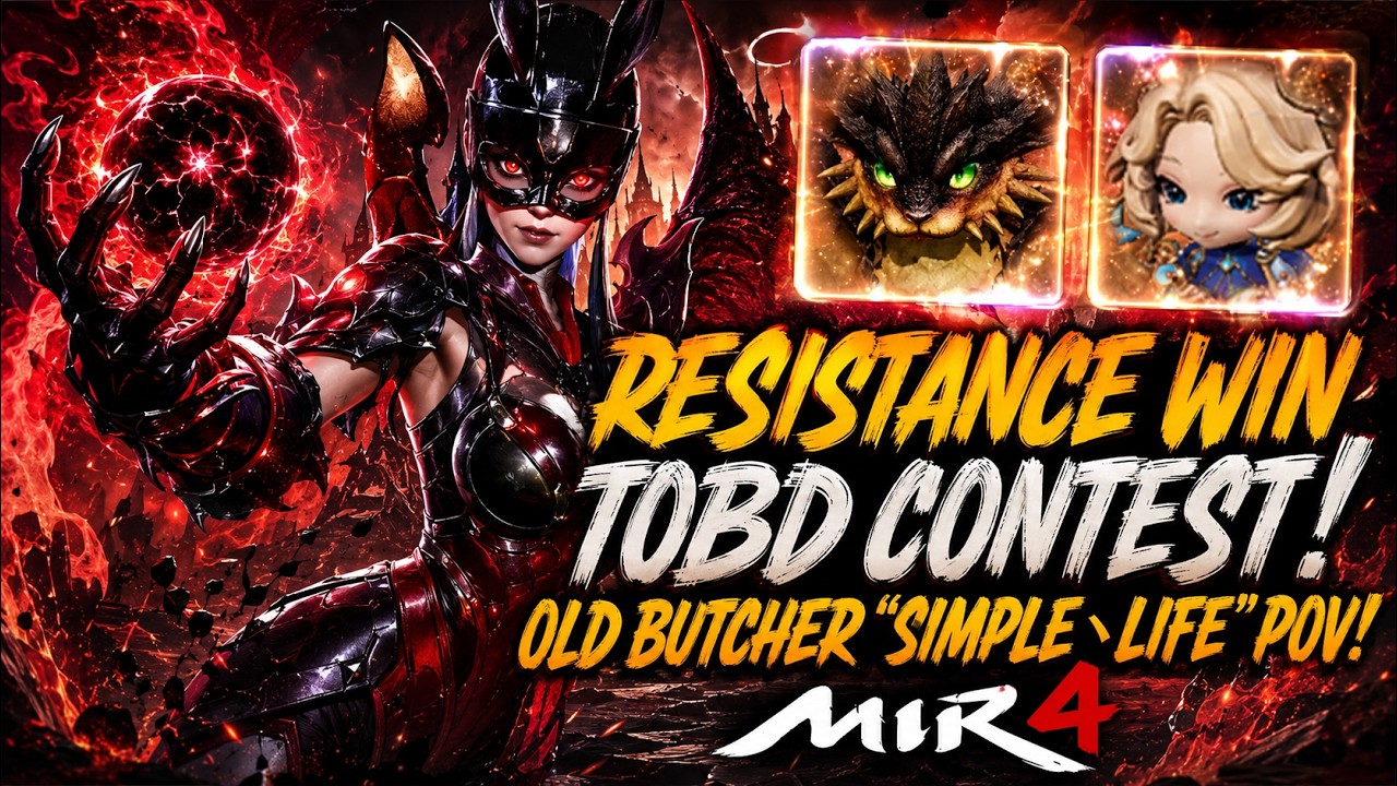 Resistance Win TOBD Contest! Old Butcher 