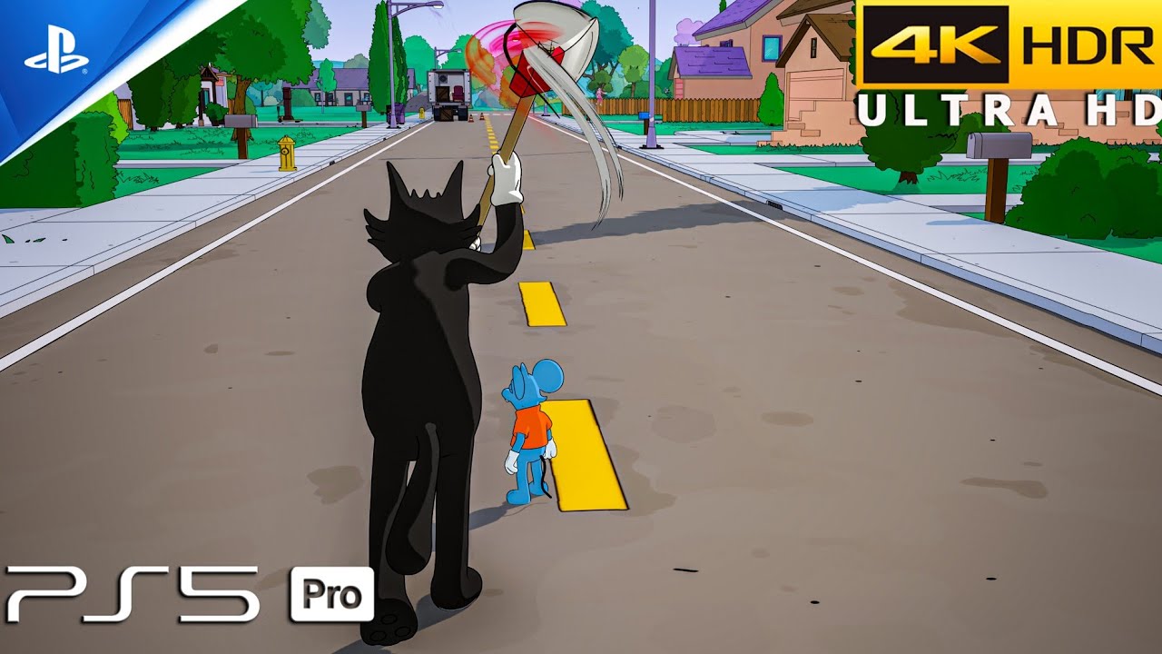 Fortnite (PS5 Pro) 4K 120FPS HDR Gameplay | Skin Itchy & Scratchy (Simpsons)