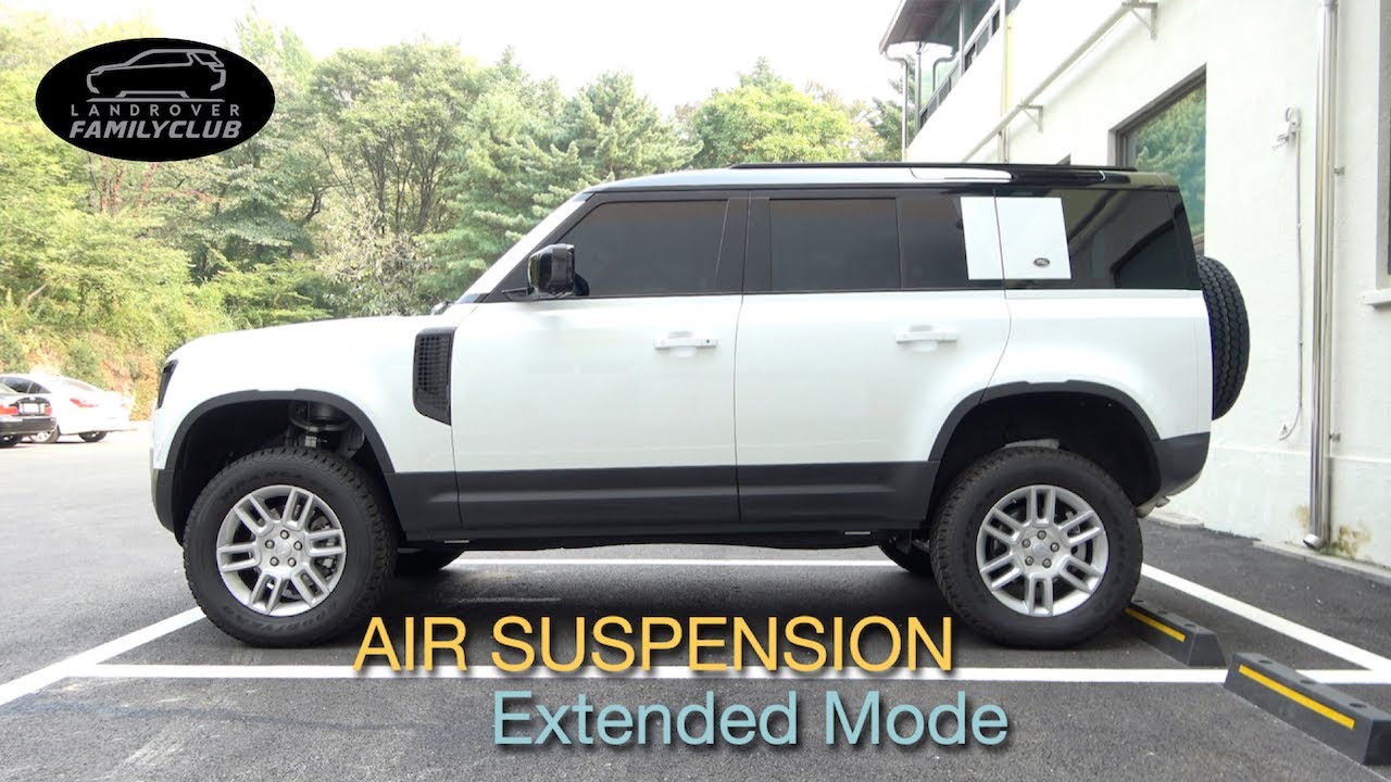 How to use the Land Rover Air Suspension's Extended Mode