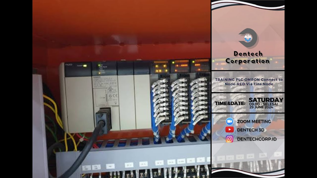 TRAINING PLC OMRON Connect to Node-RED Via Fins Node