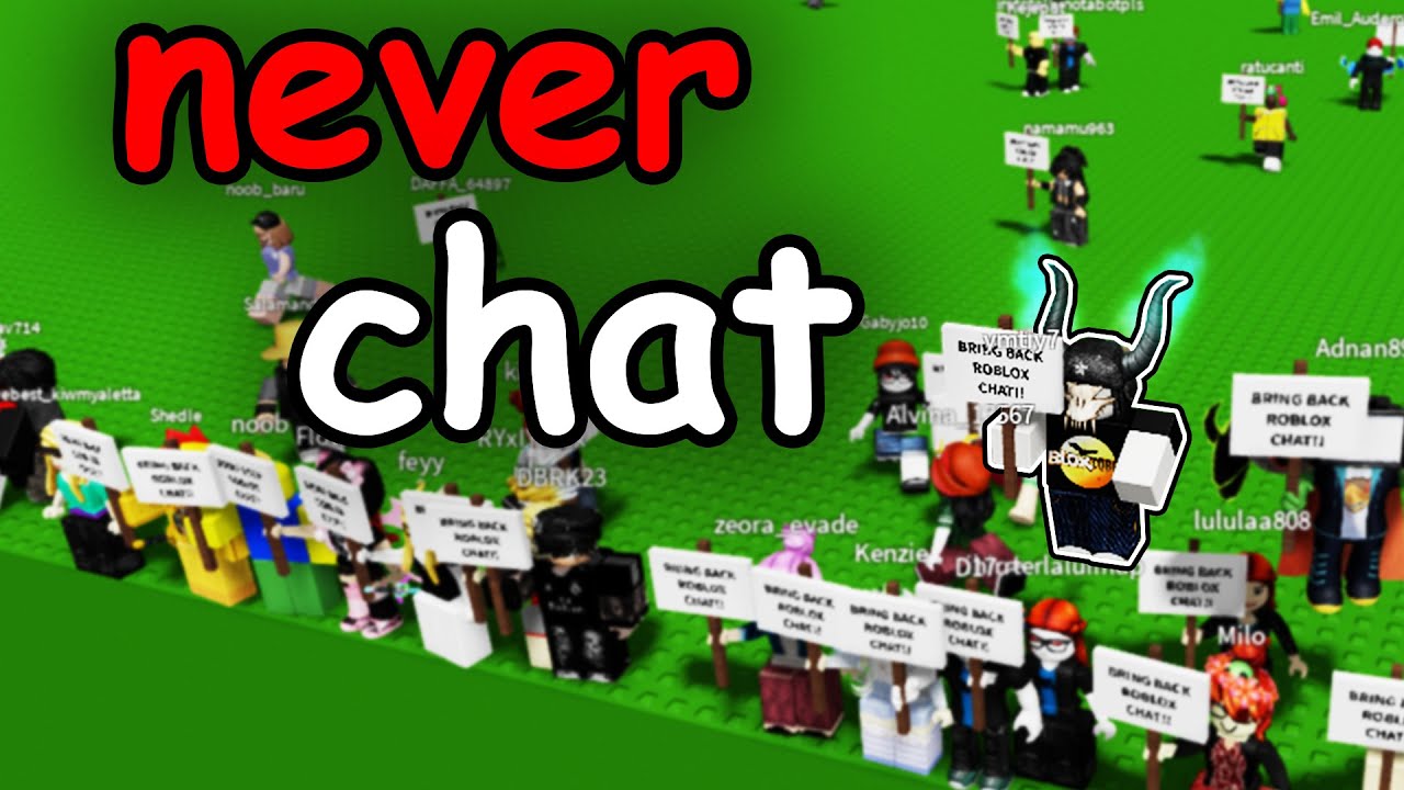 Roblox не вернет чат.
