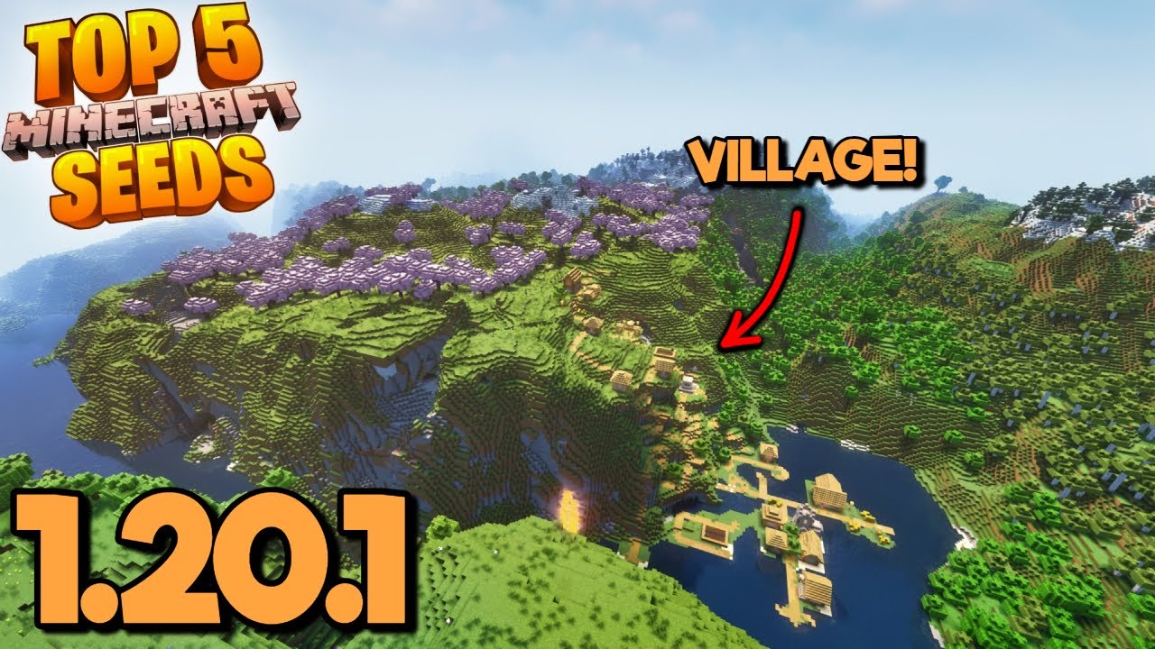 Top 5 EPIC SEEDS for Minecraft 1.20.1! (Best Minecraft Trails & Tales Seeds Java & Bedrock)