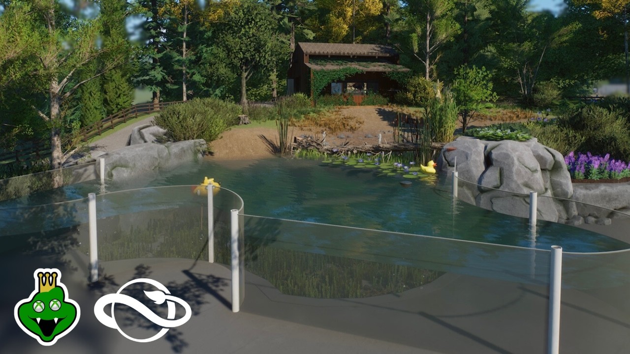 Building a Beautiful Beaver Habitat | Planet Zoo Sandbox Mode