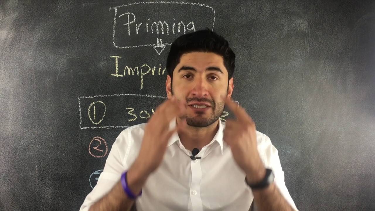 Priming ó Preparación para empezar el día