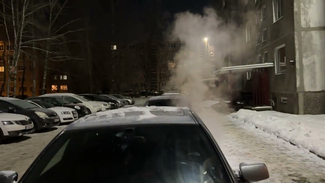 Cold start BMW 530D E60 m57. Temperature -26.| Холодний запуск BMW e60 | Холодний запуск BMW -26