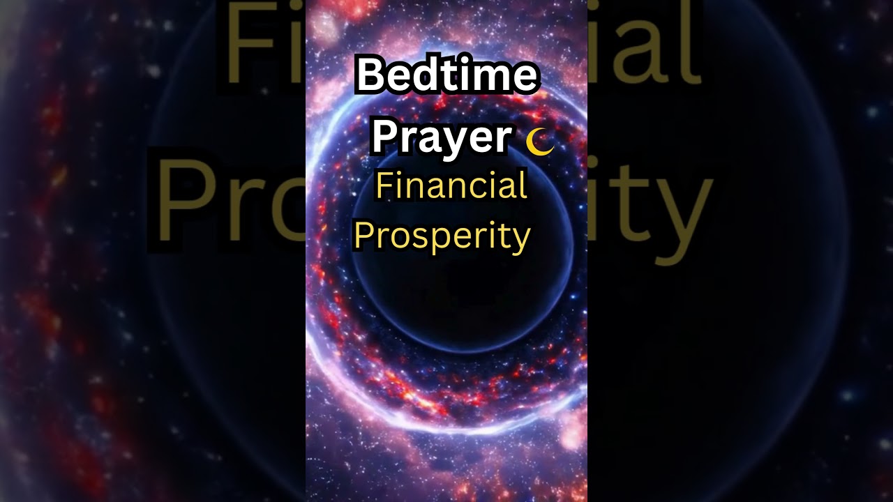 Bedtime Prayer for Prosperity 