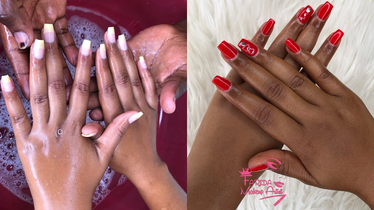Jinsi ya kubandika kucha na kupaka rangi ya Gelly | TUNAFUNDISHA KUPAKA RANGI AINA ZOTE | Manicure