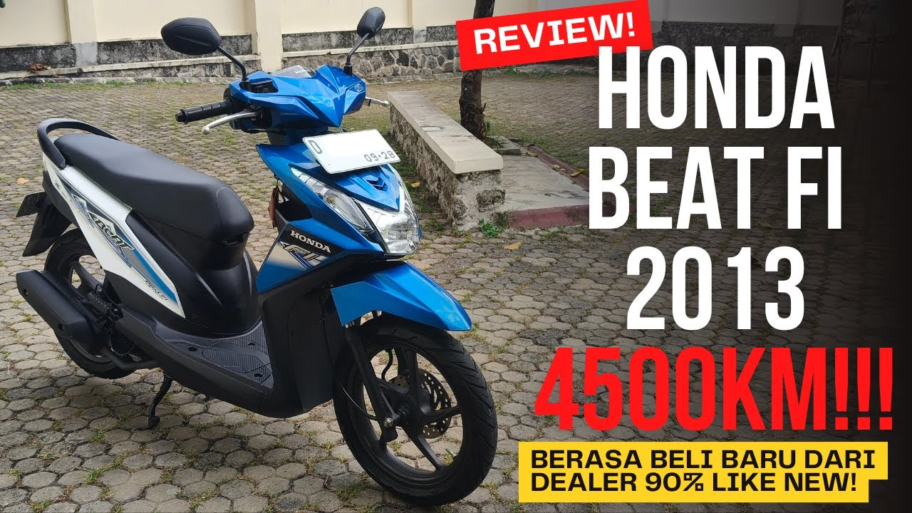 HONDA BEAT Fi 2013 4500KM ORIGINAL SEPERTI BARU!!!