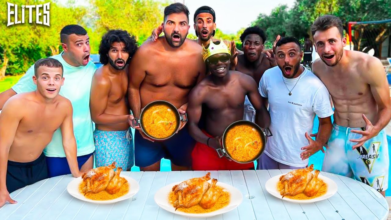 Preparo il Riso col Pollo in VILLA ELITES *Reazione 😱🍚🍗