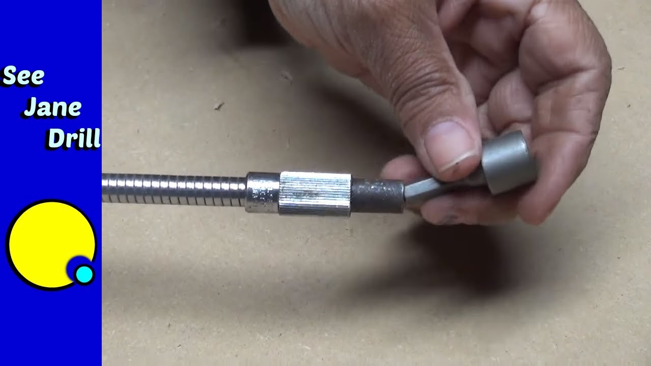 A Flexible Screwdriver and Drill Bit that 
