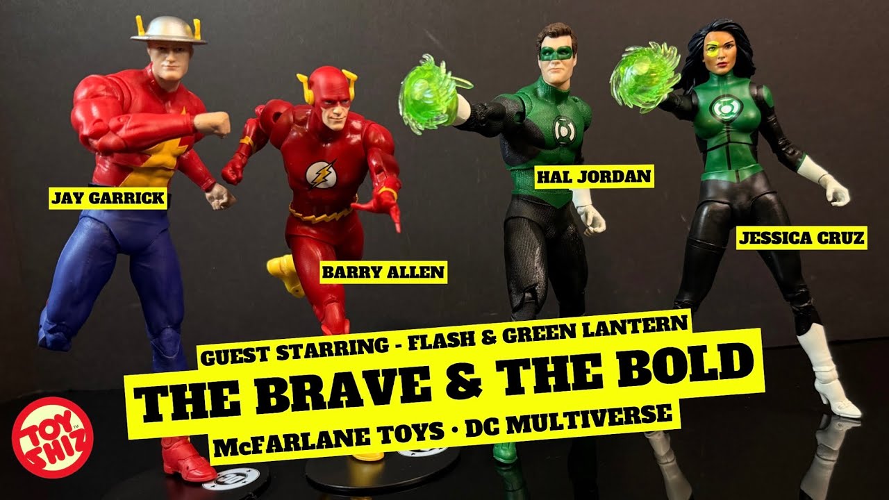 2026 JESSICA CRUZ - HAL JORDAN - BARRY ALLEN - JAY GARRICK | DC Page Punchers | McFarlane Toys