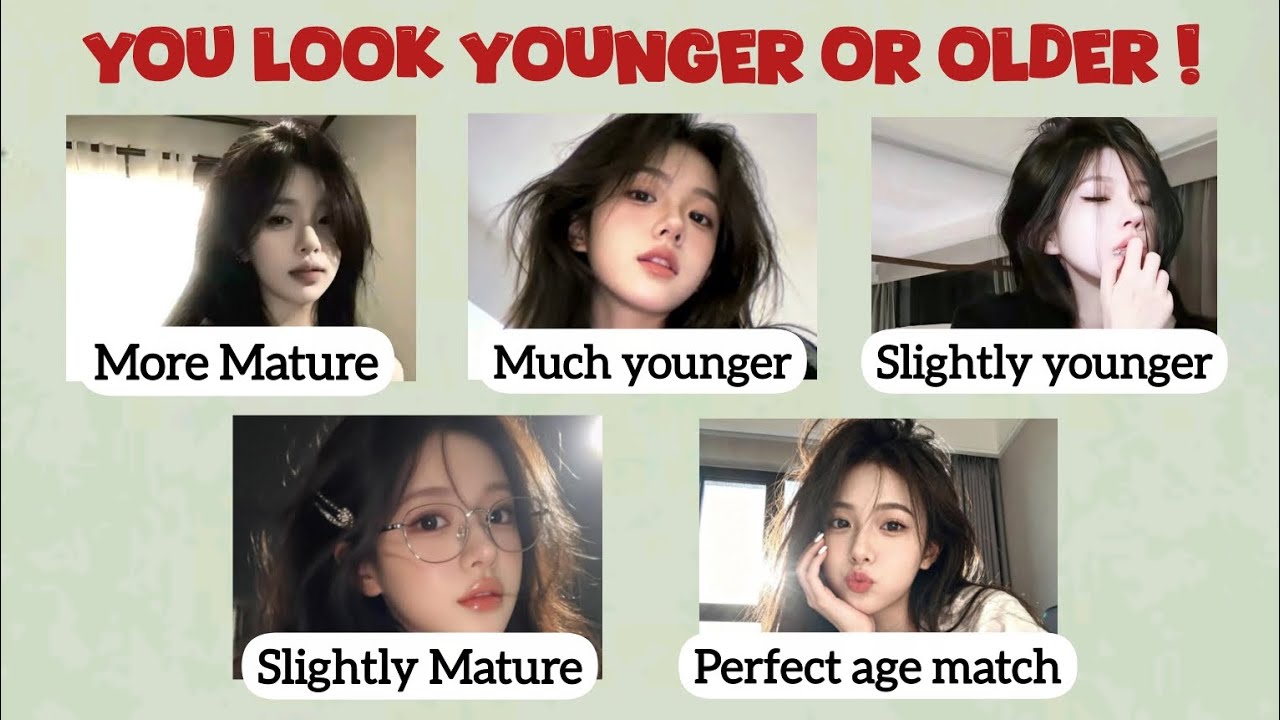 You Look Younger or Older Than Your Age? 😳✨ (Accurate Quiz!)