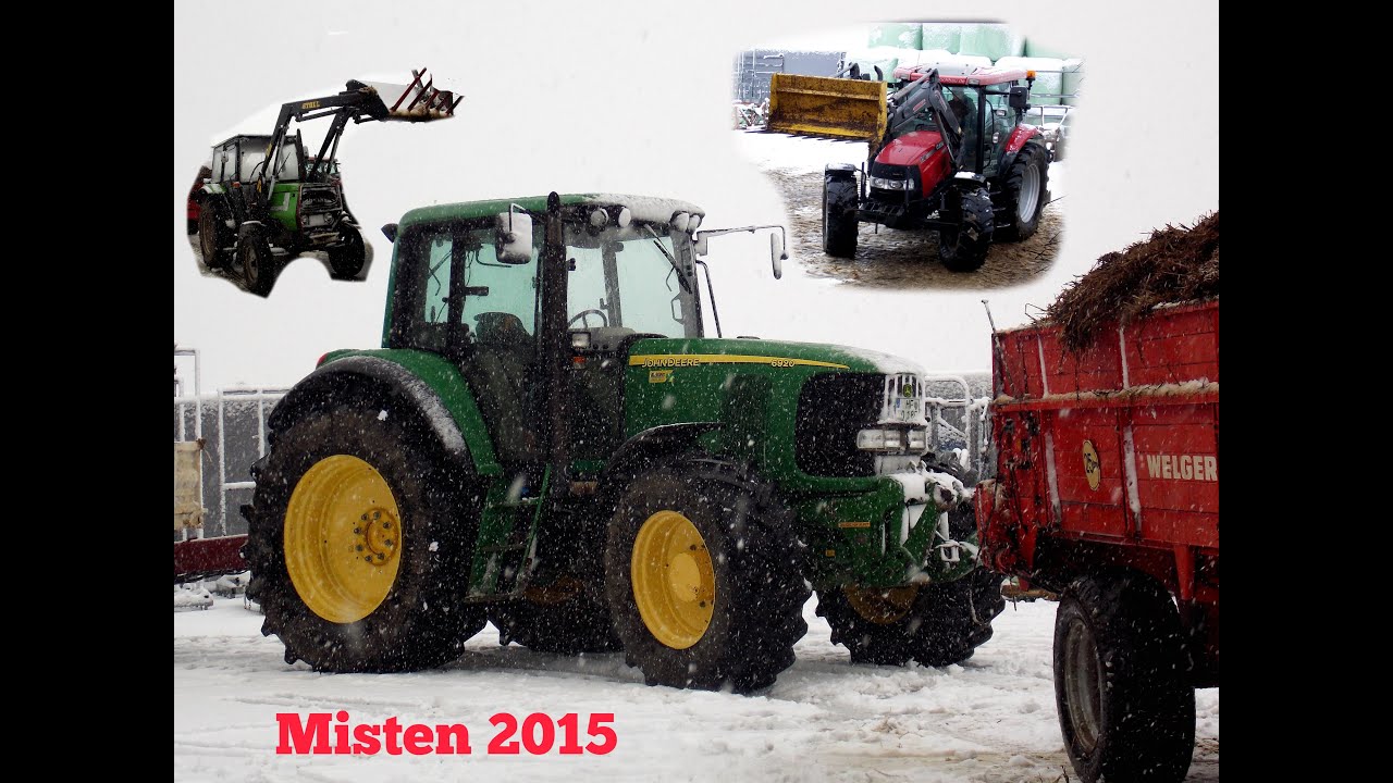 WINTER►DER MIST MUSS WEG►MIT CASE IH MAXXUM 110,JOHN DEERE 6920 UND DEUTZ