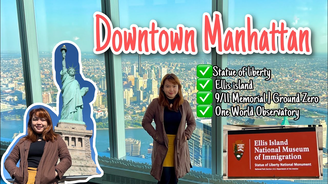 Statue of Liberty | 9/11 Memorial | Ikot sa Downtown Manhattan 2022 | Episode 2| May Ann Gonzales