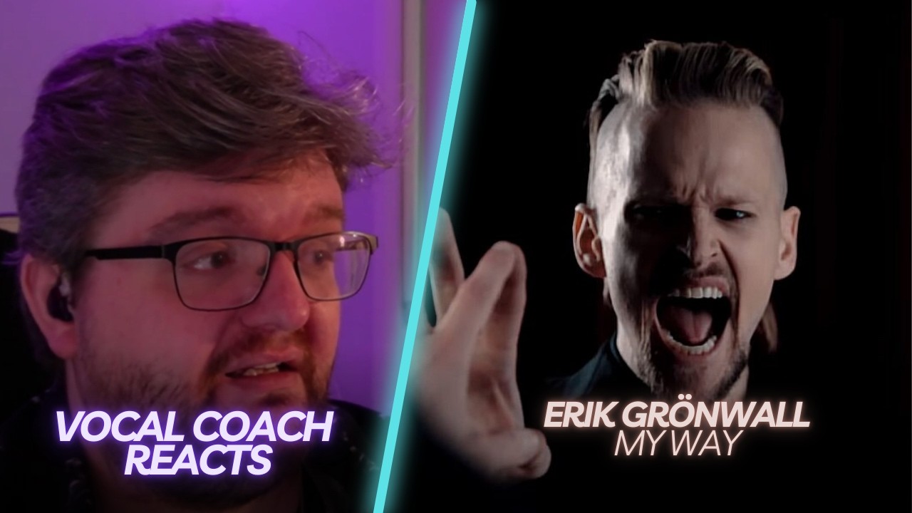Holy Sh*t - Erik Gr&ouml;nwall singing My Way | Vocal Coach Reacts