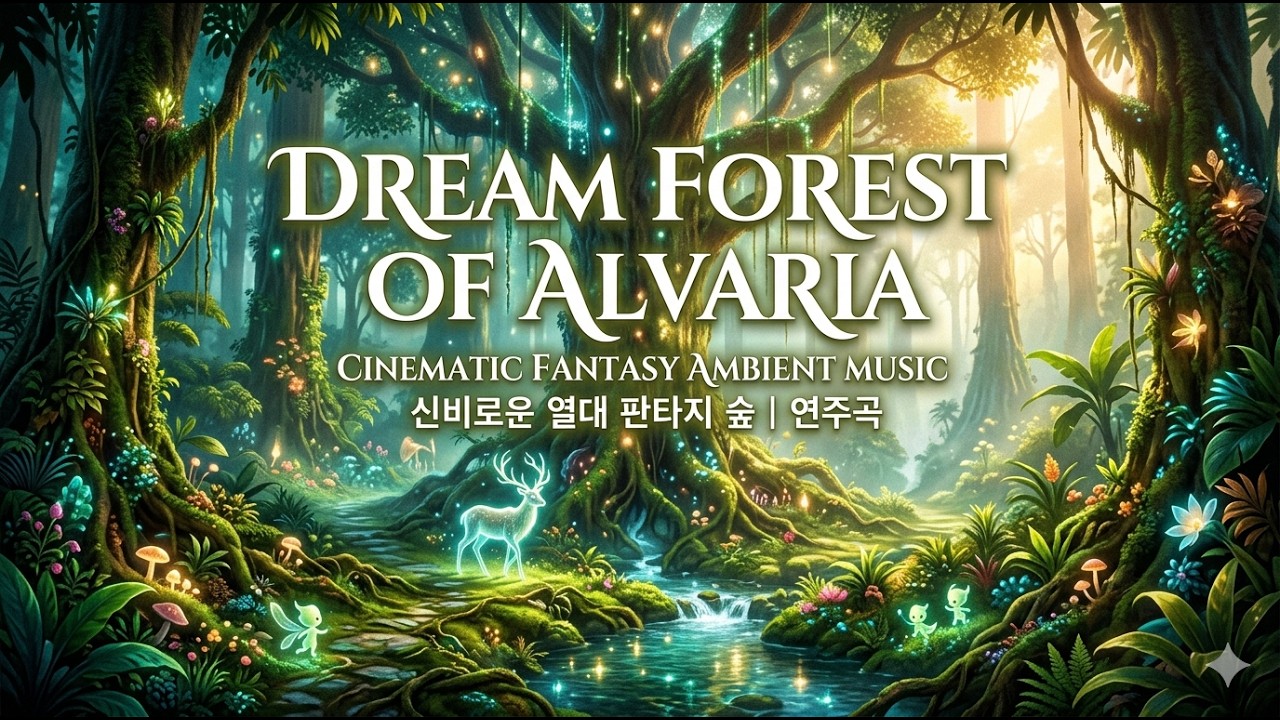 Dream Forest of Alvaria | Cinematic Fantasy Ambient Music | 판타지 숲