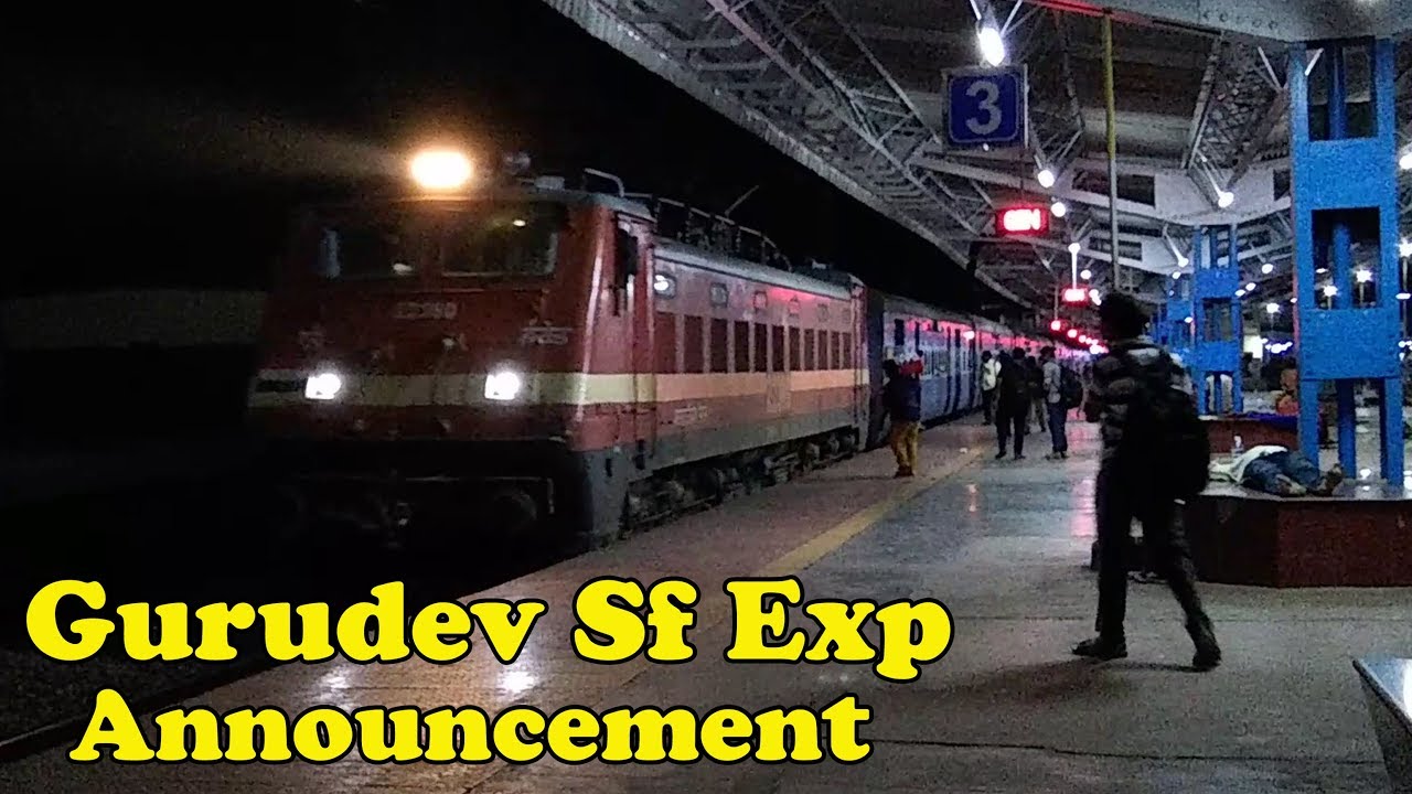 Gurudev SF Express Announcement Arrival & Dep | Yesvantpur-ShriMataVaishnoDeviKatra Special Exp | IR