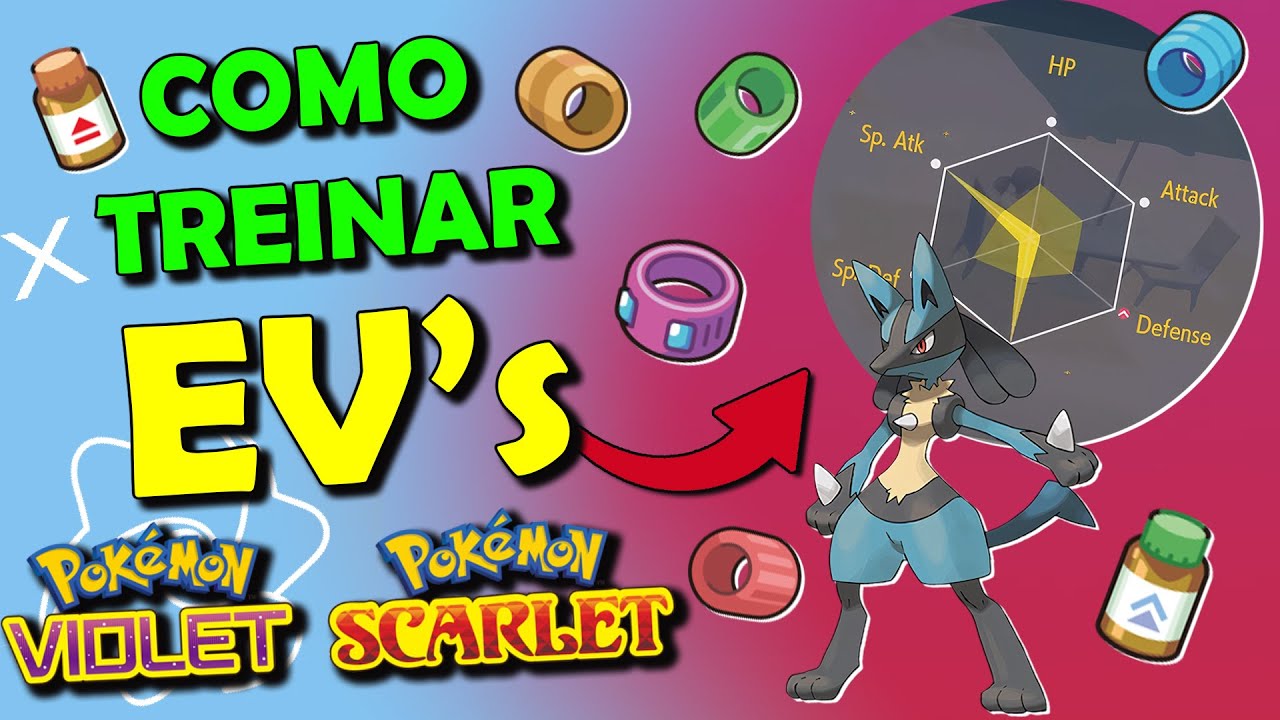 COMO TREINAR EV's EM POKÉMON SCARLET E VIOLET !! [Rápido e Fácil]